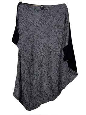 IGOR Dress Lilliana OS Gray Wool Blend Croatia Minimal Lagom Romantic Asymmetric